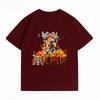 Unisex's Clothing New 100% Cotton Breathable Summer T-Shirt  One Piece Luffy Ace Sabo Print Casual Streetwear Unisex's T-Shirt