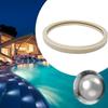 1/2 Pack Synthetic Gasket Set Pool Underwater Light Sealing Rings for Spa and Pool Lights Watertight Seal Protection