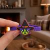 Colorful Cartoon Character Bracelets 2PCS Halloween Bracelets, Ghost/Pumpkin/Black Cat/Skull/Witch/Little Devil Shape, Adjustable Soft Silicone