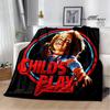 Horror movie Cult of Chucky Flange Warm blanket Soft and comfortable blanket picnic bed linings birthday gift