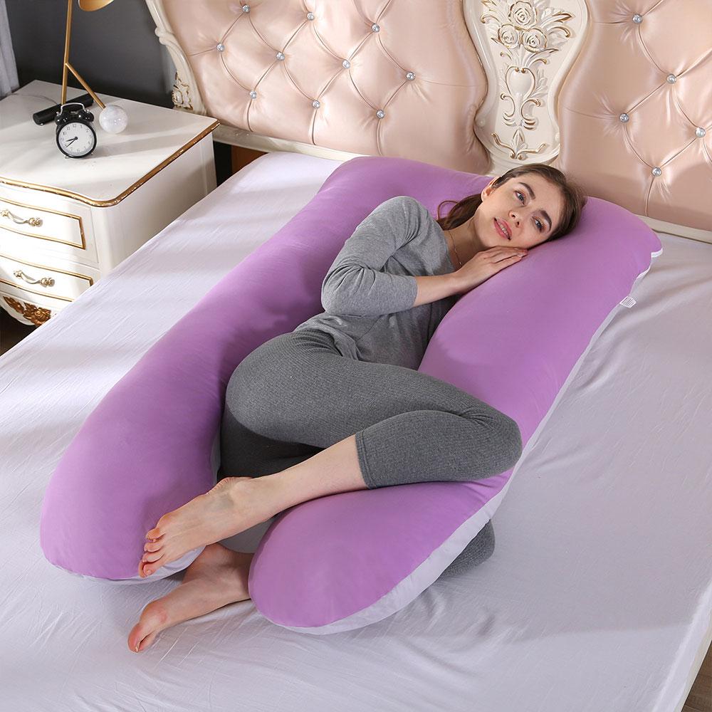Bed Linings U-Shaped Pillow For Pregnant Women Is Suitable For Lying On The Side Removable And Washable Siesta Cushio Waist Body