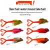 Bionic Soft Bait Water Mouse Deer Hair Lure for Deep Sea Fishing