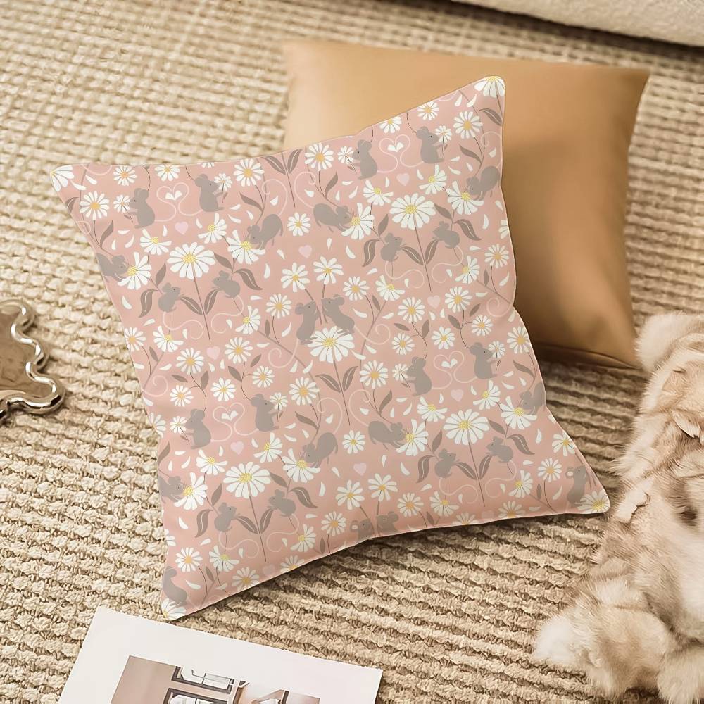 Bohemian Ethnic Style Pillow Case Sofa And Living Room Decorative Cushion Covers Dust-proof And Mite-proof Invisible Zipper