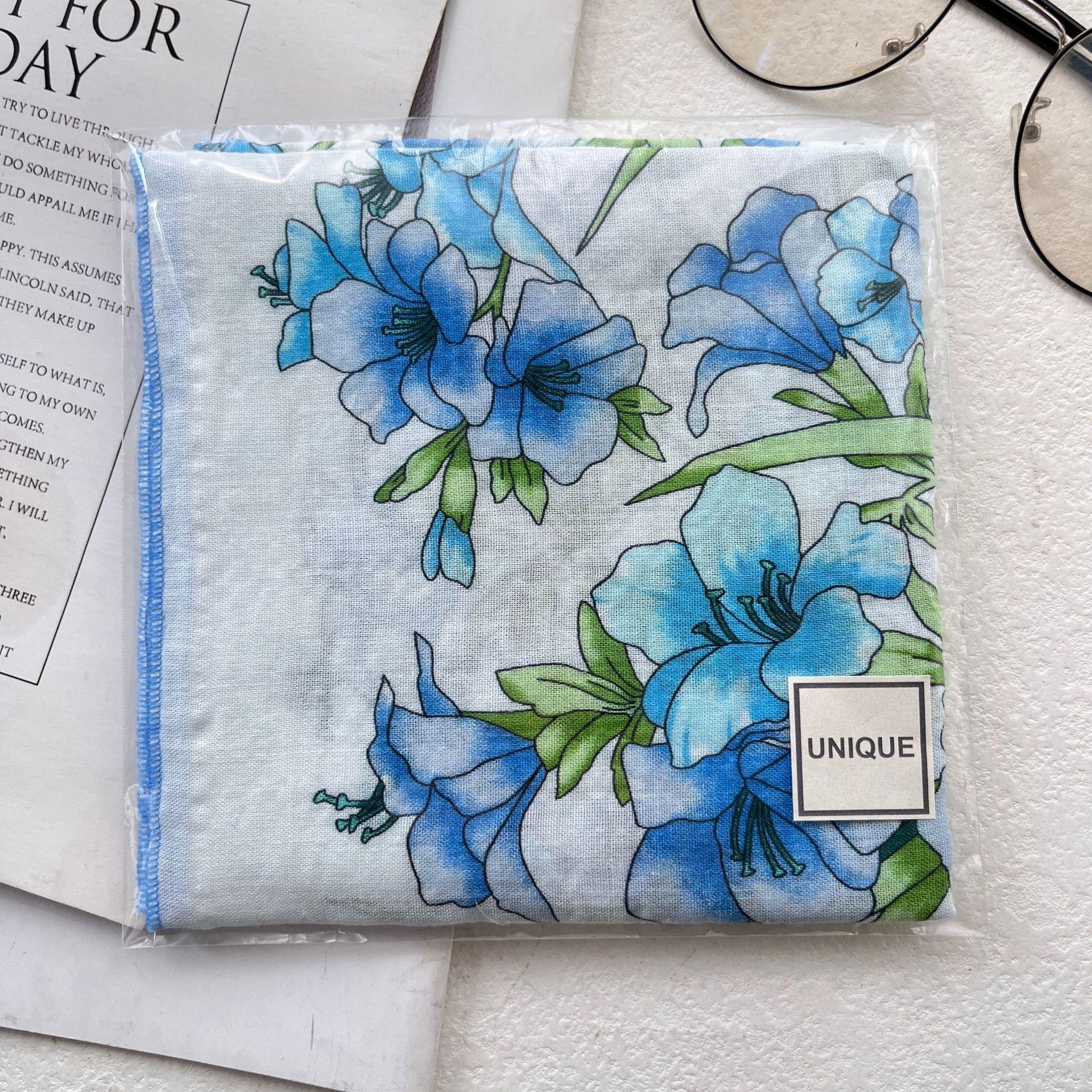 

Новый женский тонкий шарф шифоновый солнцезащитный шарф летний солнцезащитный квадратный шарф и шарф 53*53cm