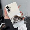 Peek-A-Boo Couple Matching Silicone Case For Iphone 12 16 Plus 11 15 14 13 17 Pro Max Lovers Pair Phone Cover