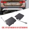 Car Rear Bumper Towing Eye Hook Cover Cap Black Right Left For BMW X1 E84 2013 2014 2015 51127303815 51127303816 Replacement