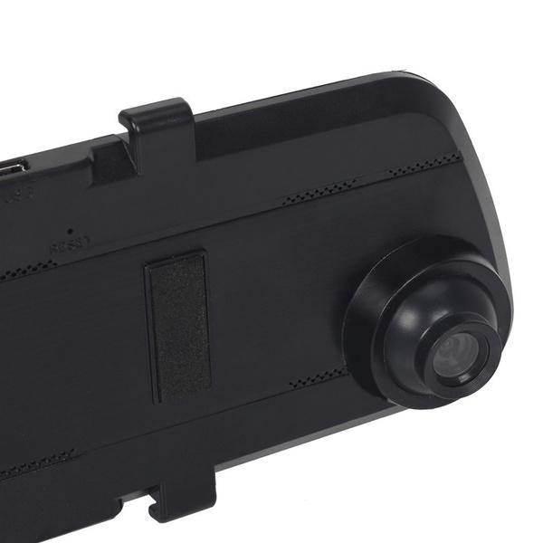 4.5 Inch Car DVR Mirror Rearview Camera Recorder 720/1080P HD Dash Cam Front and Rear Dual Lens Loop Recording Car Driving Recorder