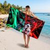 One Piece Printed Swim Towel, Portable Water Absorbent Towel for Beach Camping Daily Bathroom Use