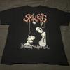 Skinless Band Progression Toward Evil Svart Bomull Full Storlek S till 5XL T-shirt Unisex T-shirt