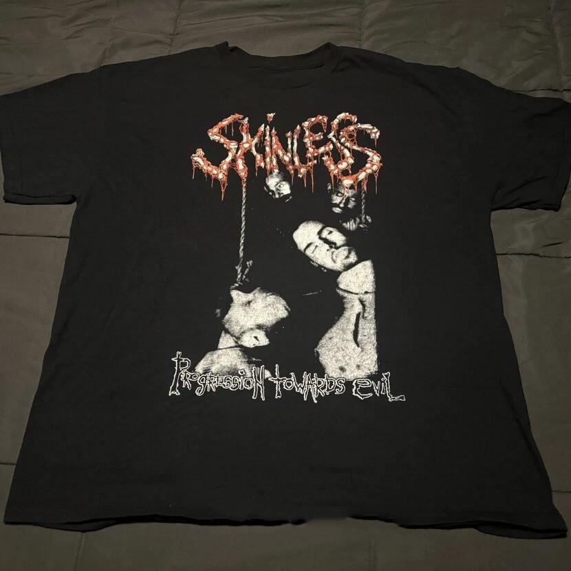 Skinless Band Progression Toward Evil Black Cotton Full Size S to 5XL T Shirt Unisex T-Shirt M
