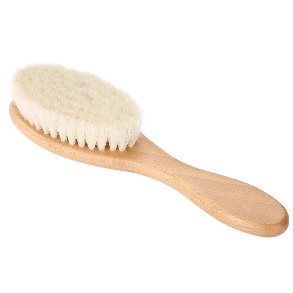 Soft Oil Head Brush Wooden Handle Hair Styling Brush Scalp Grooming Hair Cleaning Brush  Home Use