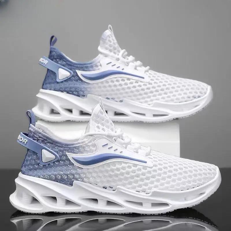Fashion Tennis Men's Casual Shoes Mesh Sneakers Breathable New In Elegant Walking Classic Original Trends 2024 Male Shoe Luxury Sale On