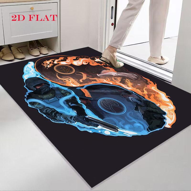 Counter-Strike 2 poster Carpet Rug for Living Room Bedroom Home Sofa Decoration,Kids play Nonslip Floor Mat