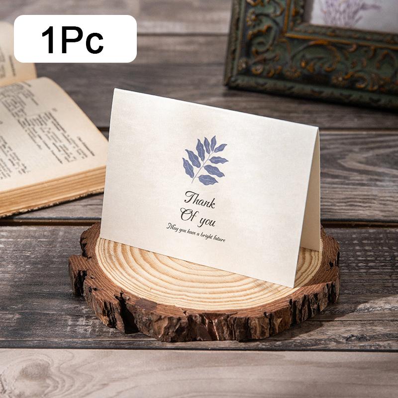 1Pc Message Cards Wedding Party Invitation Greeting Card Envelope Set Birthday Cards With Botanical Patterns