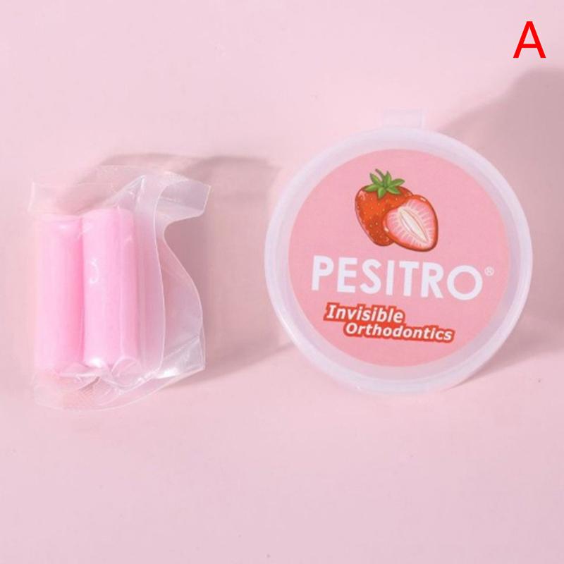 1 Çift Silikon Diş Çiğneme Aparey Çiğneyicileri Ortodontik Diş Teli Tepsisi Yerleştirici Diş Güzelliği Çiğneyicileri