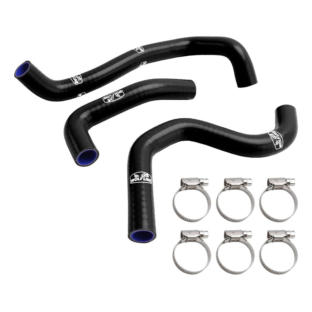 Silicone Radiator coolant Hose kit For Street Triple 765 R RS 2020-2022 Black