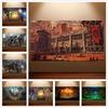 World of Warcraft Retro Canvas Poster Classic Game Wall Art for Game Room Decor Wall Sticker Painting