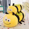 Bee Plush Pillow Toy Long Stuffed Animal Sleep Companion Soft Hugging Girls Kids Gift Cute Cartoon Honeybee Large Cuddle Doll