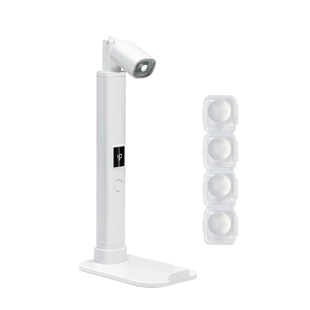 

UV LED Nail Lamp Mini UV LED Nail Dryer Stand Lamp for Manicure Portable Nail Drying Lamp Professional Ultraviolet Nail Light білий