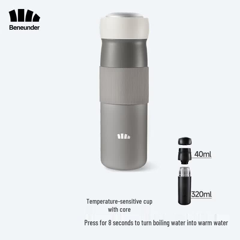 Beneunder Dual-Compartment Cooling  Insulating Mug