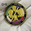 Armor of God Coin 1.57" Diameter Metal Souvenir Coin Put On The Whole Armor of God Double-Sided Armored Soldier Challenge Coin for Military Church