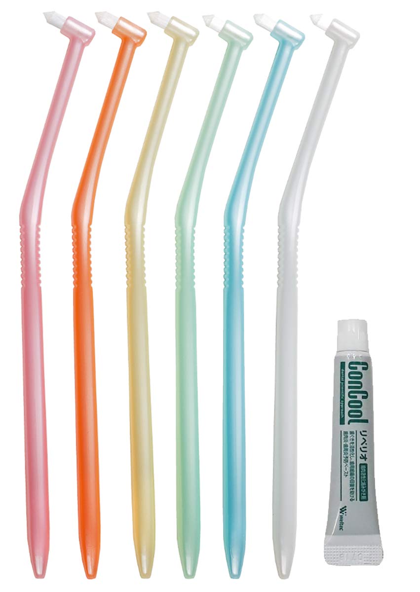 

Щетка Lapis One Tuft с мини-конкурсами, разработанная совместно для межзубных промежутков, изготовлена из перламутра, обычно 6 штук LAPIS Reperio, стоматология,