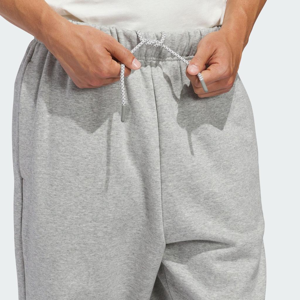 Adidas Fl Pant Loose Basketball Drawstring Elastic Knitted Sports Pants Unisex pants Medium-Gray KB7551