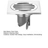 Floor Drain Double Filter Design Anti-odor Anti-blocking Drainage Insert Drain Plug Hair Catcher Floor Drainer Home Supply