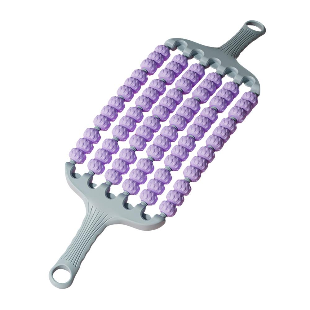 

Изогнутый ролик для мышц Сенсорный тренинг Фасциальный ролик для тренировок Расслабление мышц Тело Purple-6Rows