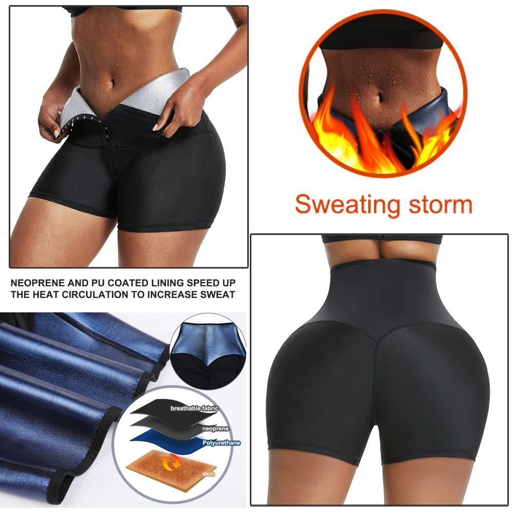 Women's High-Waist Tummy Control Sweat Pants with Hip-Lifting and Row Button Design