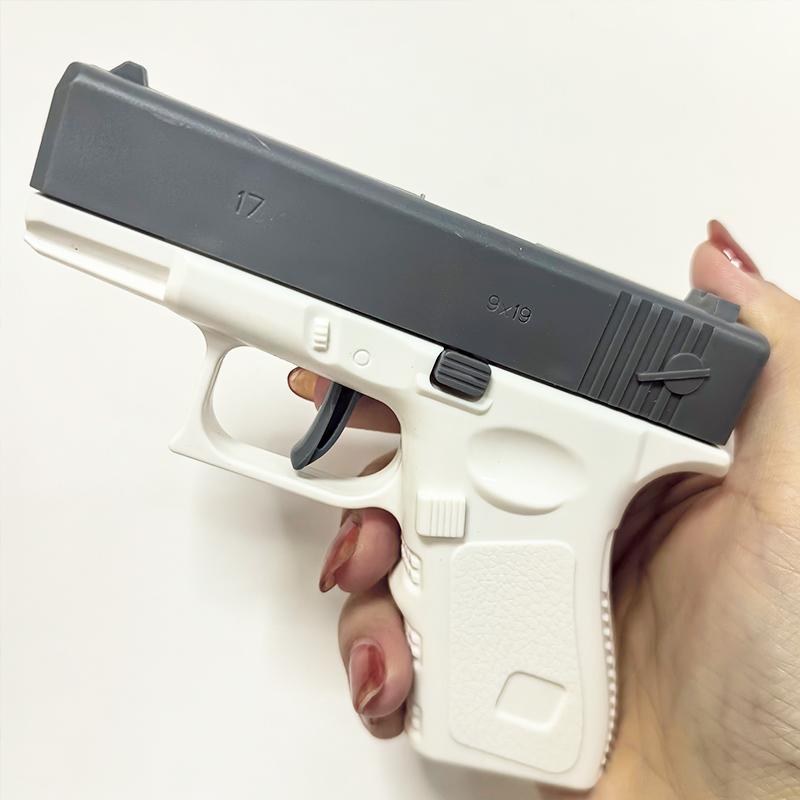 Hot Mini Desert Eagle Mechanical Continuous Firing Water Gun Small Pistol Summer Outdoor Beach Poor Toy Shoot Water Gun for Kids