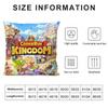 Hot Game C-Cookie Run Kingdom Pillow Case Living Room Sofa Decorative Cushion Cover Simple Household Light Luxury Printed Pillow
