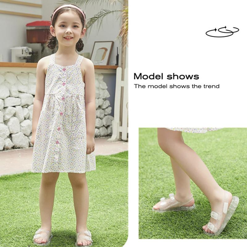 Crystal Children's Shoes, Boys and Girls, Small and Medium-sized Children, Candy Colored Flat Sandals, Roman Shoes, Children's Shoes