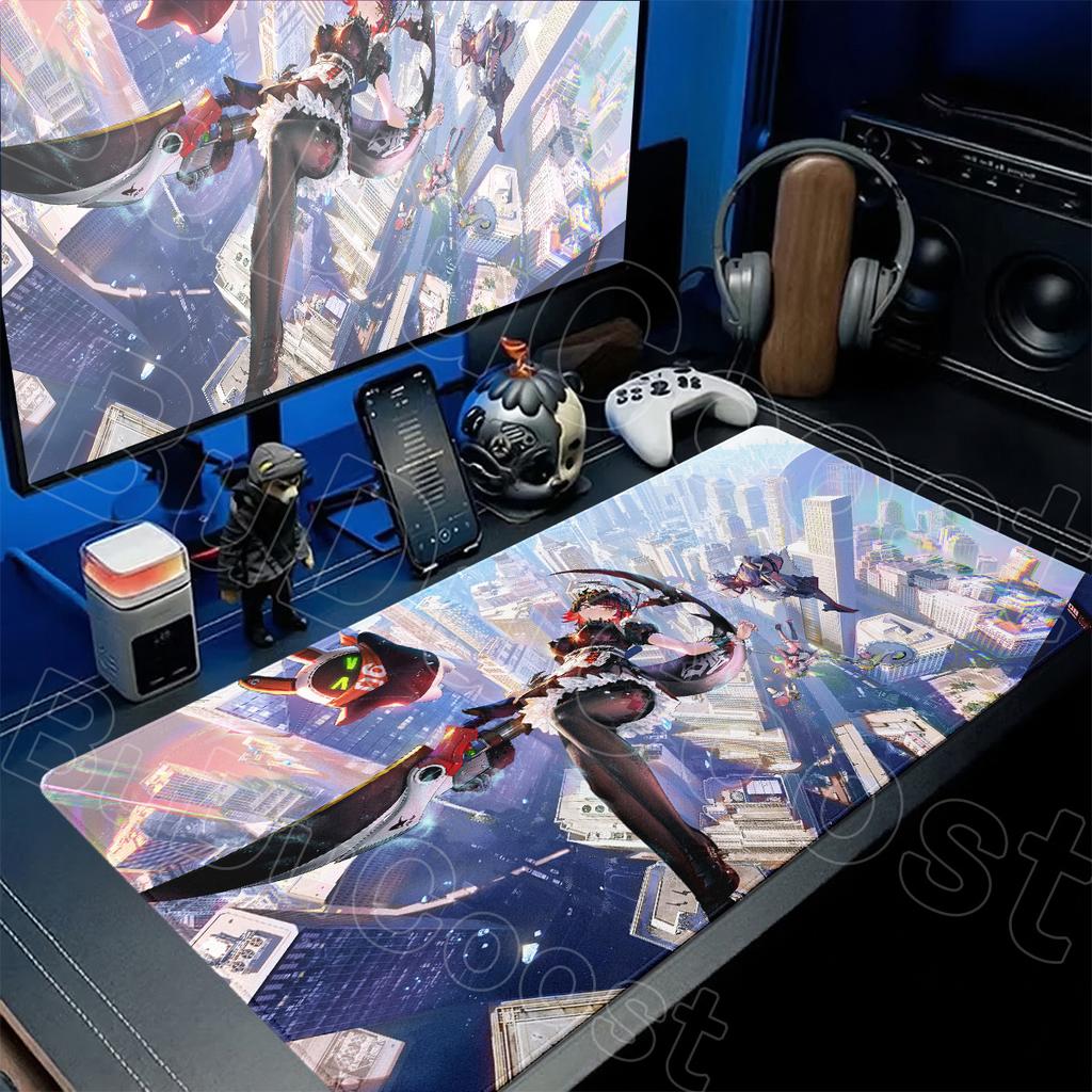 Anime Girl Ellen Joe Mouse Pad Laptop Office Long Table Mat Large Gamer Keyboard Carpet XXL Zenless Zone Zero Non-slip Mousepads