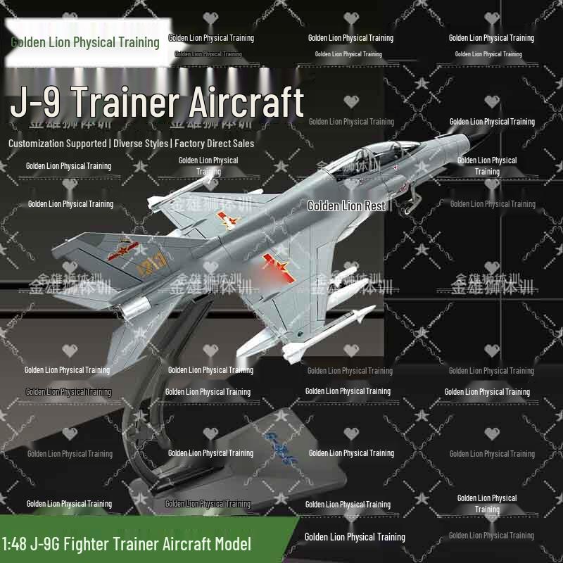 JinXiongShi 1:48 J-9G Fighter Trainer Aircraft Model