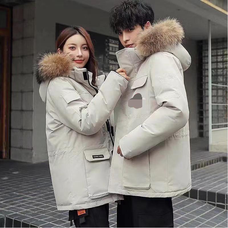 Kurtka puchowa Kurtka chlebowa Odpinany kapelusz Wszechstronna, krótka modna kurtka codzienna