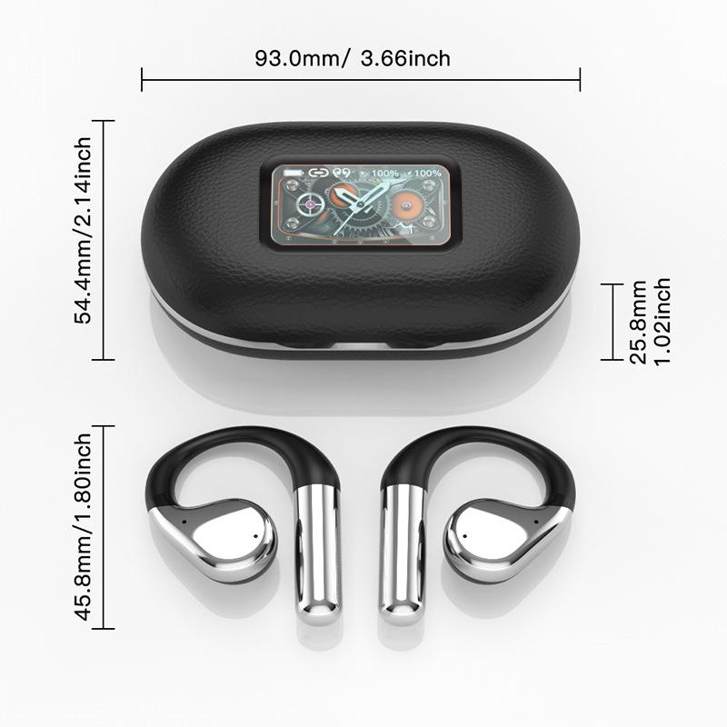 Wireless Bluetooth Sports Earbuds 2025: New Clip-on, Air & Bone Conduction, Non-In-Ear Model for Running