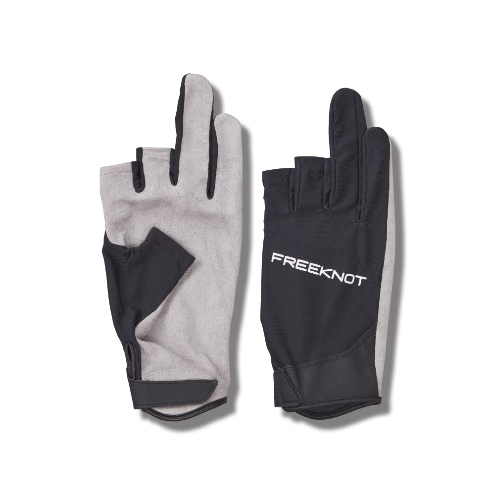 

Free Knot HYOON EX Game Size Gloves, 3-Length Cut, L, Black, Y4175-L-90 чёрный