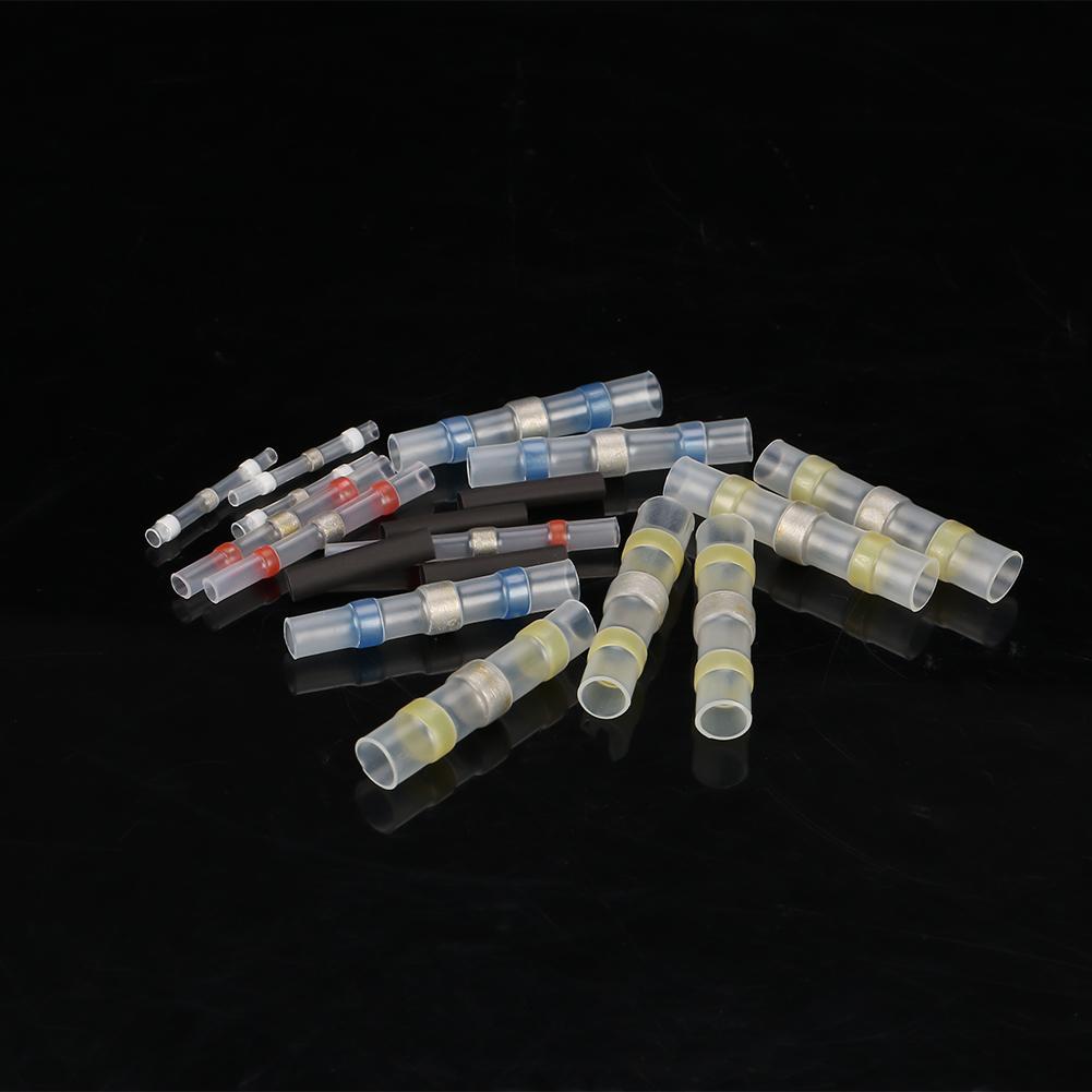 100Pcs Heat Shrink Tube Sleeve Schrumpfschlauch Wire Cable Crimp Terminals Connector