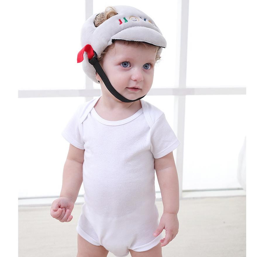 Baby Helmet Infant Toddler Soft Cute Adjustable Safety Helmet Hat for Crawling Walking Playing