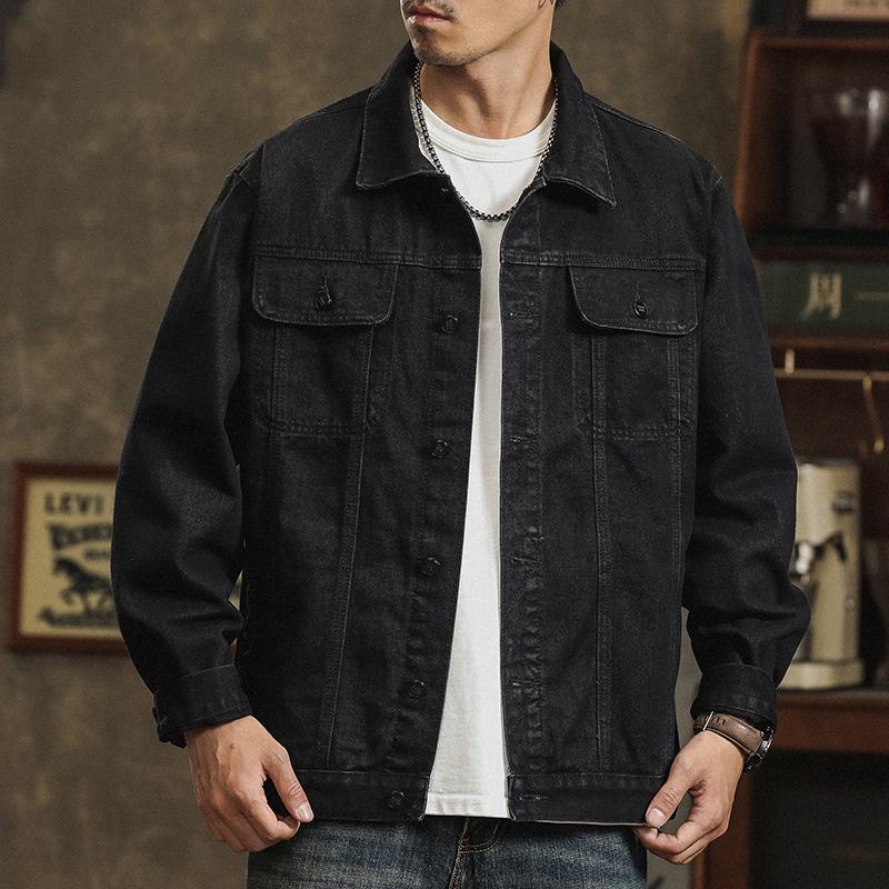 Men's Stylish Retro Denim Jacket 2026 - Trendy Spring & Autumn Outerwear