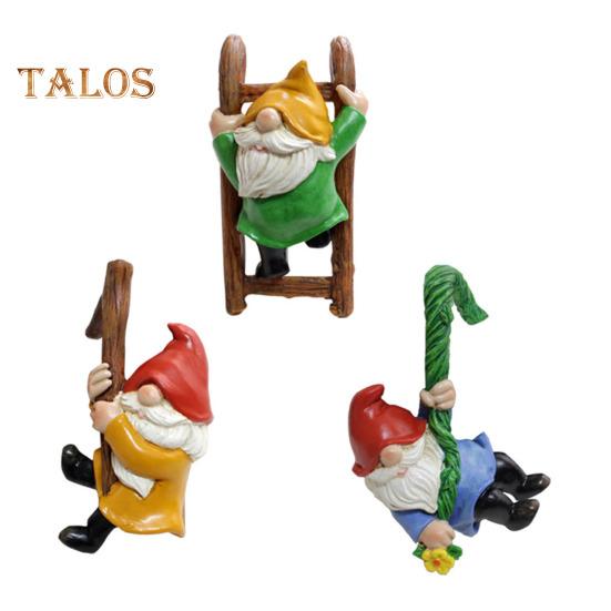 

Статуэтки гномов, карабкающихся вверх, смоляные подвесные статуэтки гномов, цветочные горшки, гномы-обнимашки для цветочного горшка, декор для садового забора 1 Set