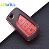 TPU Leather Car Key Cover Case Shell for Toyota Auris Corolla Avensis Verso Yaris Aygo Scion TC IM Camry RAV4 Forturner Hilux