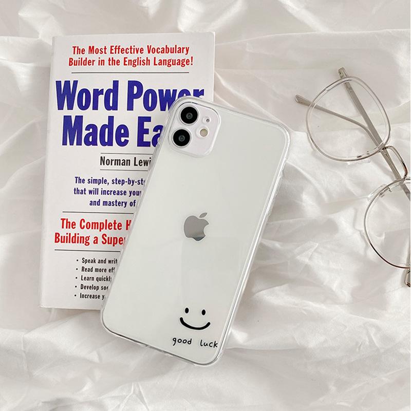 

Простой смайлик Подходит для чехла для мобильного телефона Apple 16 IPhone 17 Promax Все включено 14 Расписной XR13 Простой 12pro (6.1)