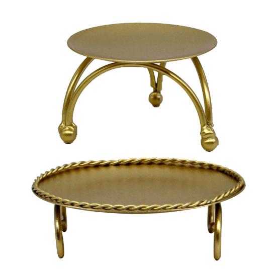 Goldener Kerzenständer, Hochzeits-Requisiten, Party-Requisiten, kreativ