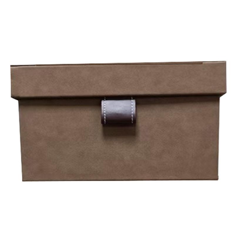 Leather Storage Box Clothes Organizer Boxes Large Accessory Organization Case Luxury Bedroom Closet Organizing Cases Furniture