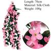 75CM Violet Artificial Flower Party Decoration Simulation Valentine S Day Wedding Wall Hanging Basket Flower Orchid Fake Flower