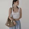 Floral eco bag _ caramel