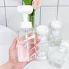 Quadratische Klare Schaumstoffflasche Flüssigseife Geschlagene Mousse Punkte Abfüllung Shampoo Lotion Duschgel Schaumpumpflaschen Spender