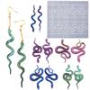 Snake Shape Mold Epoxy Resin Casting Jewelry Making Supply Handmade DIY Earring